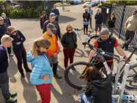 All of our guides receive focused training every season, on our current fleet of bikes and loading procedures for our bespoke trailers |  Izzi Barton